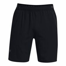 UA Vanish Woven 8in Shorts, Black/Pitch Grey 