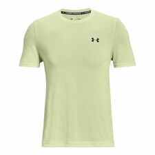 UA Seamless Radial SS Shirt, Phosphor Green/Black 