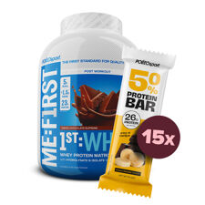 1st Whey, 2270 g + 15x Polleo Sport 50% Protein Bar, 50 g GRATIS