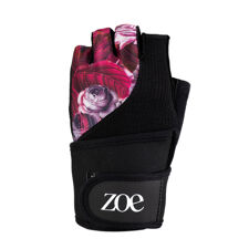 Zoe Floral Fitness Gloves, Purple Jungle 