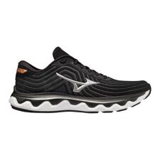 Mizuno Wave Horizon 6 Running Shoes, Black/Silver/Orange Copper 