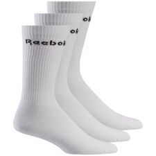 Reebok Active Core Mid Crew Socks 3 Pack, White 