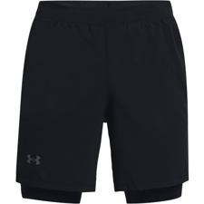 UA Launch Run 2in1 Shorts, Black 